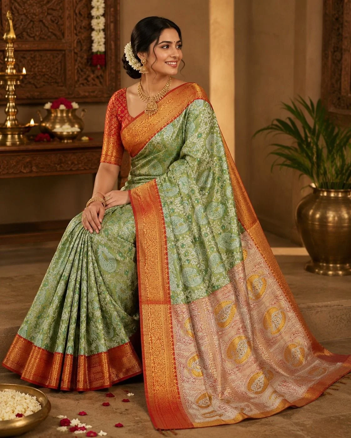 SEMI BANARASI SILK 1