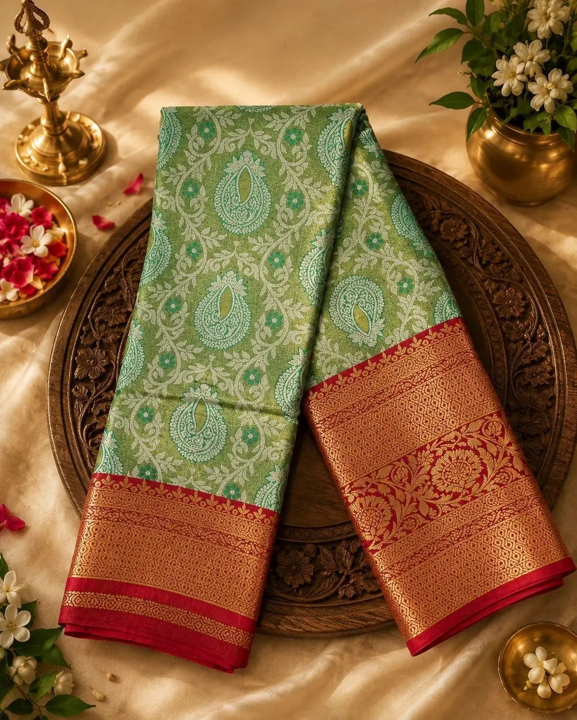 SEMI BANARASI SILK 3