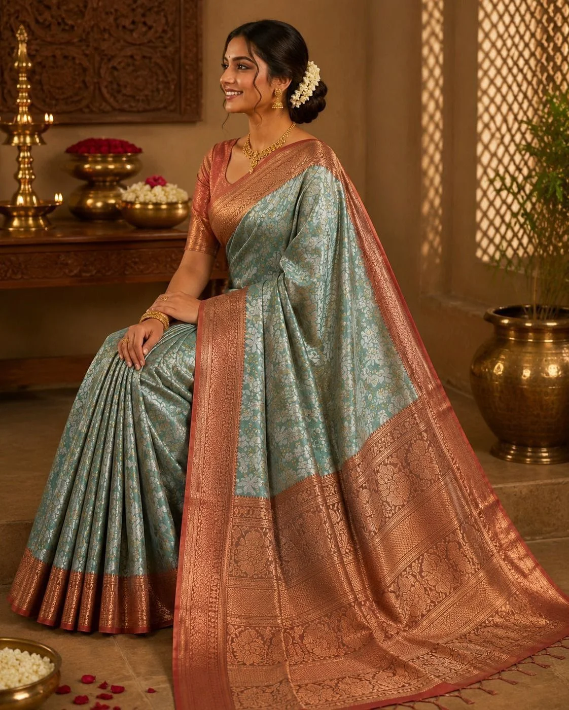 SEMI BANARASI SILK 2