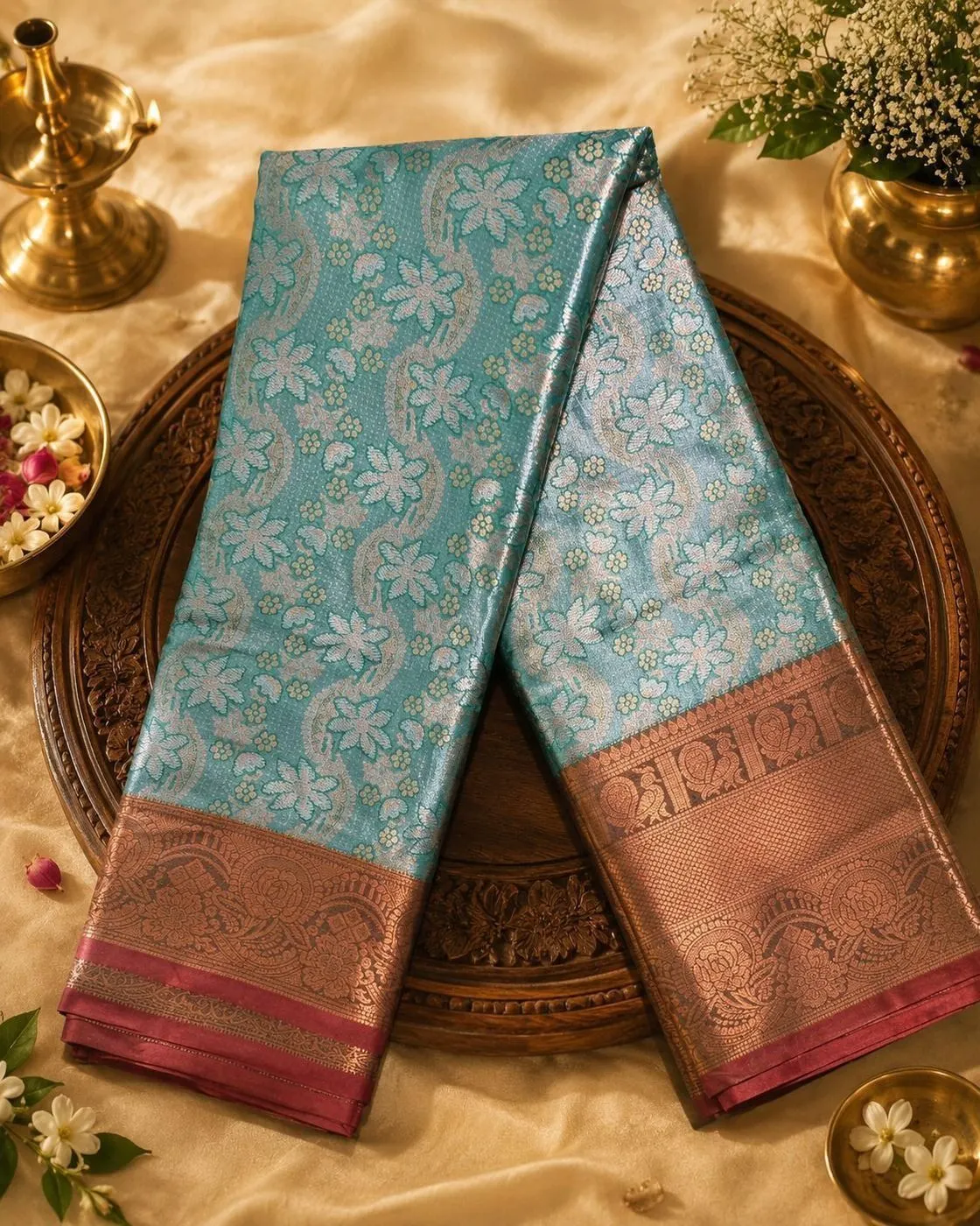 SEMI BANARASI SILK 3
