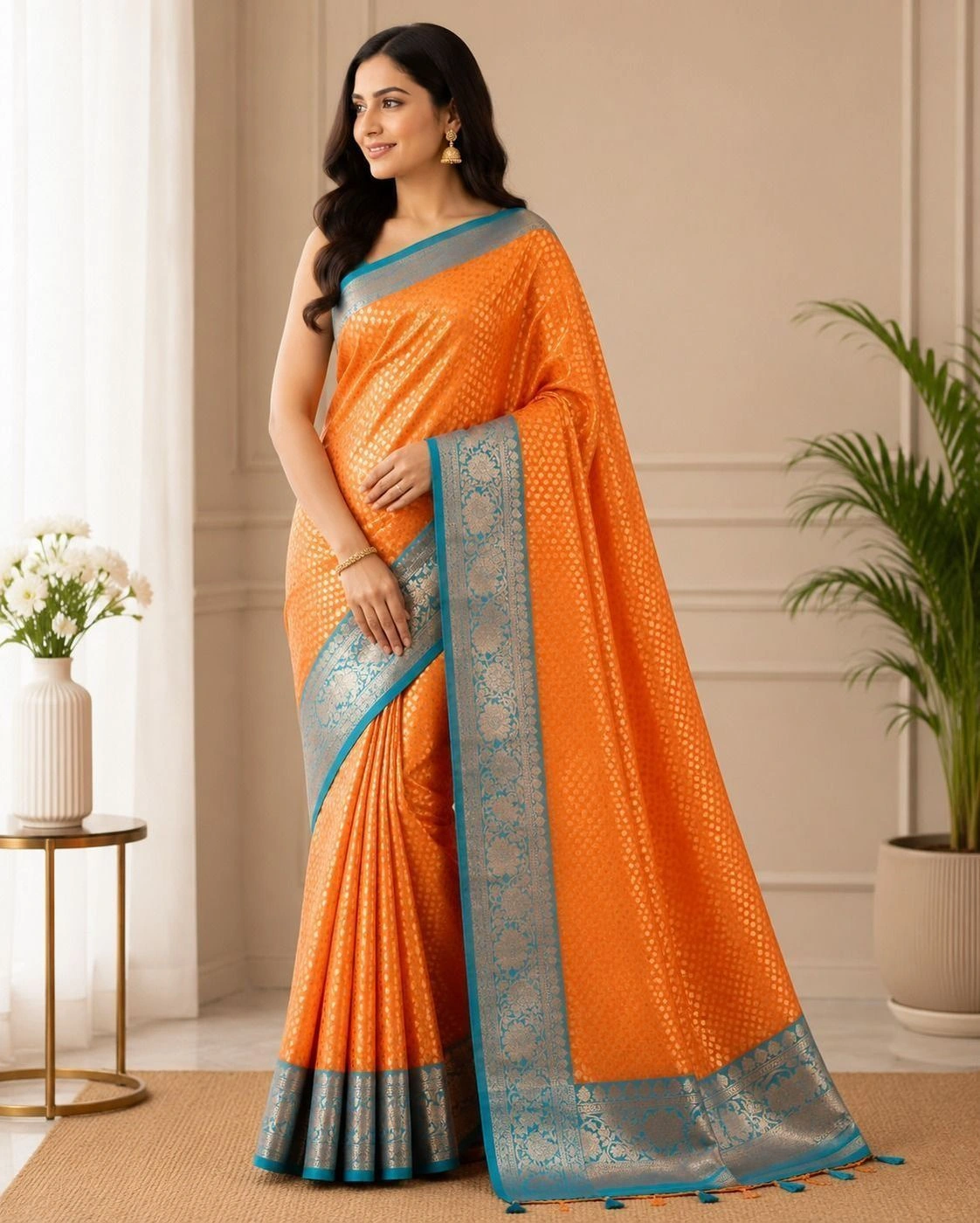 SOFT SILK BUTTA SAREE 1