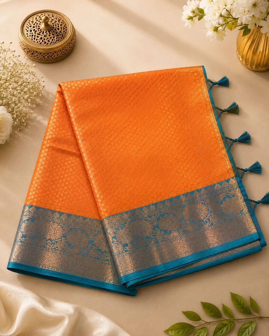 SOFT SILK BUTTA SAREE 3