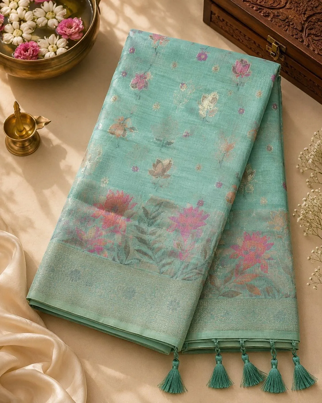 MIXED COTTON SAREE 3