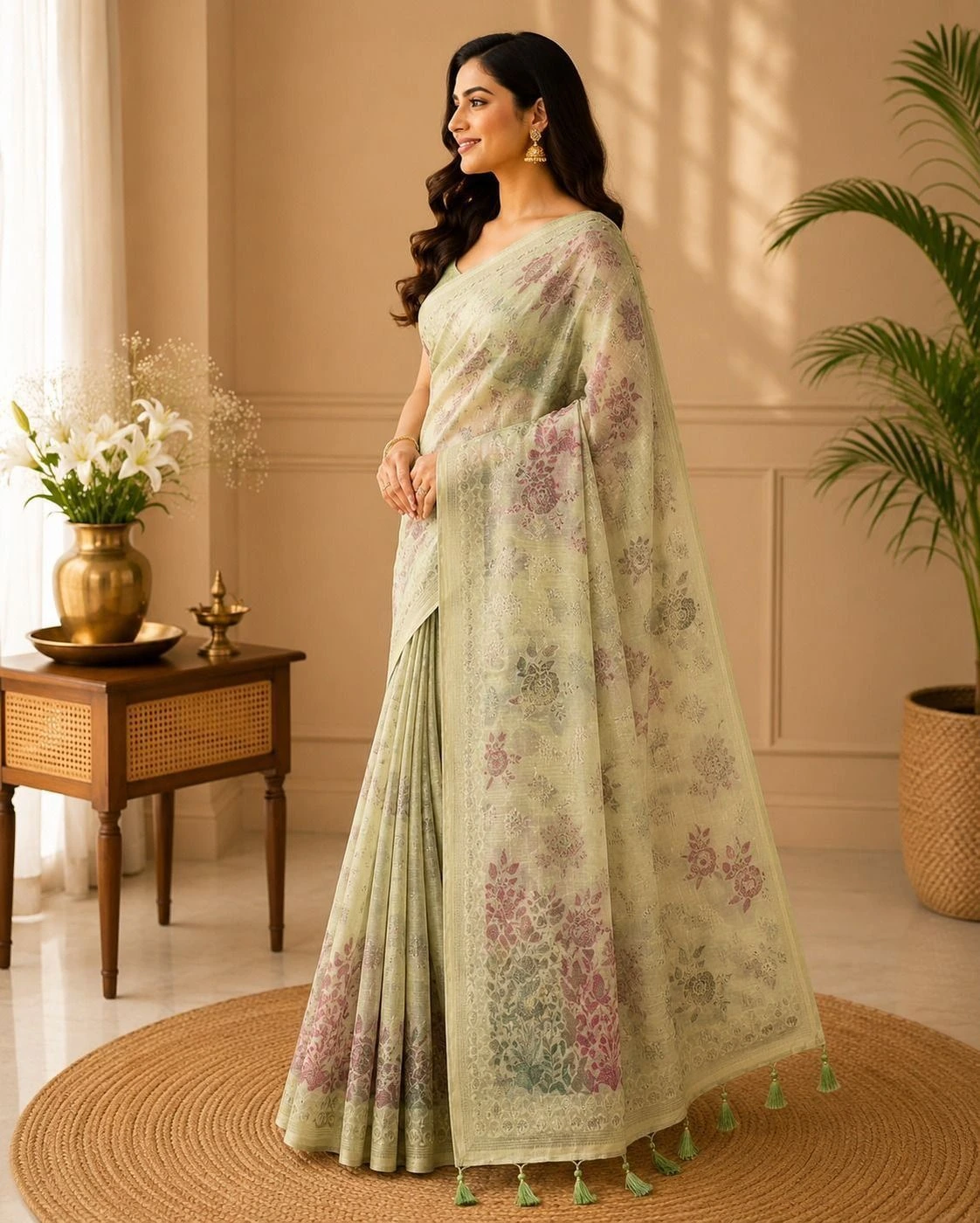 MIXED COTTON SAREE 1