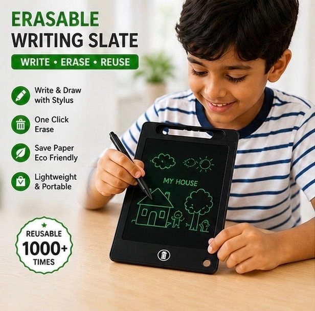 Kids Learning Combo Set – Magic Writing Books + Projector Camera + LCD Writing Tablet