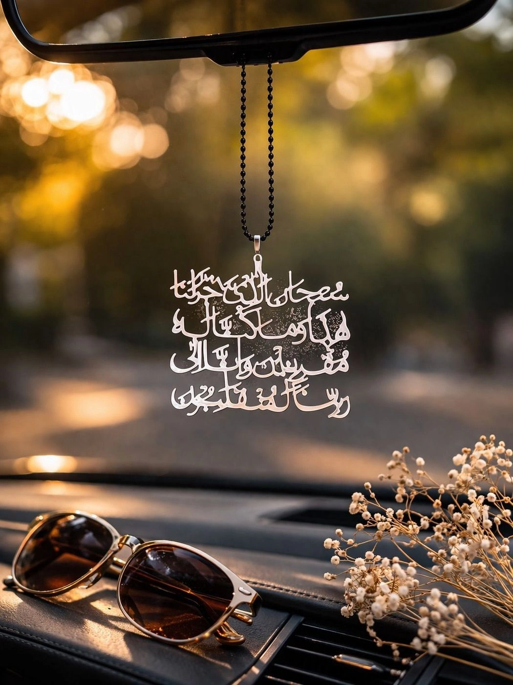 Islamic Car Hanging Travel Dua – “Subhanallaahi Sakhkhara”