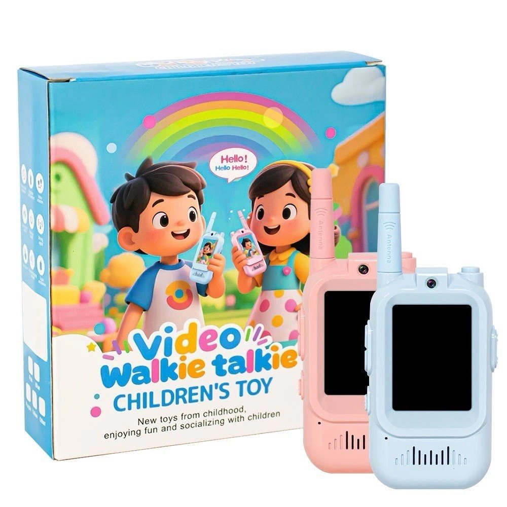 Kids Video Walkie Talkie for Children | Rechargeable Wireless Video Communication Toy