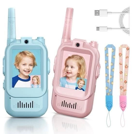 Kids Video Walkie Talkie for Children | Rechargeable Wireless Video Communication Toy