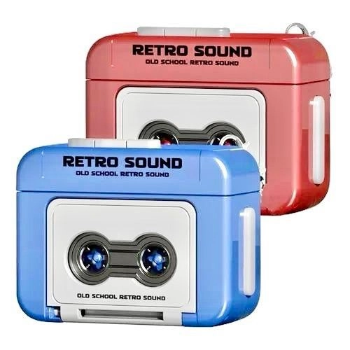 Retro Mini Radio Tape Recorder Keychain with Voice Recording & Playback 6