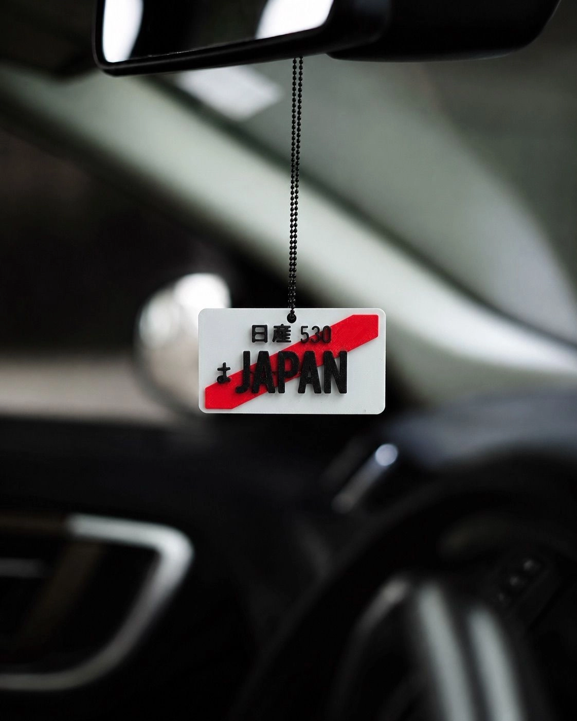 Japan Style 3D Hanging Car Rear View Mirror Tag – JDM Car Interior Accessory