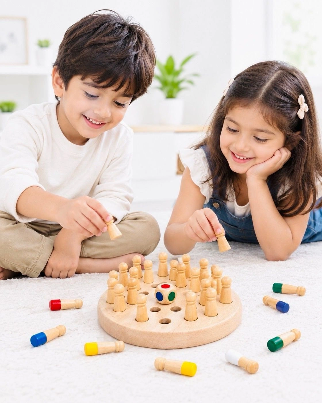 Memory Chess Wooden Board Game for Kids – Color Matching & Memory Skill Learning Toy 3