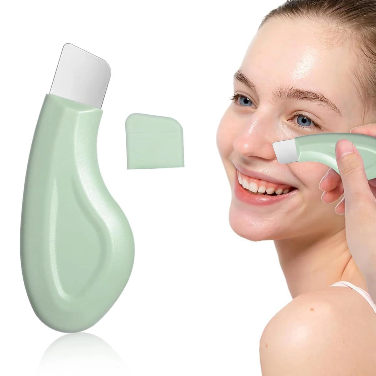Ultrasonic Skin Scrubber Facial Deep Cleansing Device | Blackhead Remover
