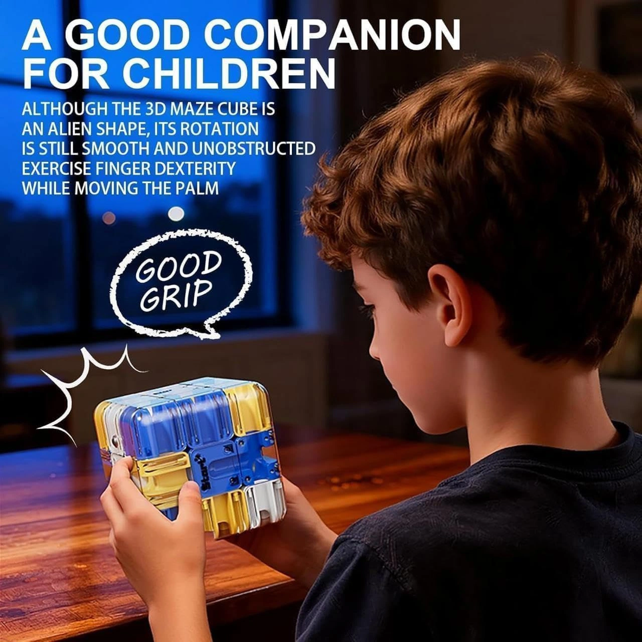 3D Maze Cube Ball Puzzle Game for Kids 4