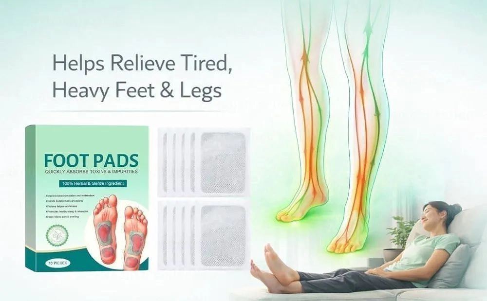 Foot pad | FOOT PAD | Men & Women Natural Cleansing 10 Pcs Organic Weight Loss Detox 4