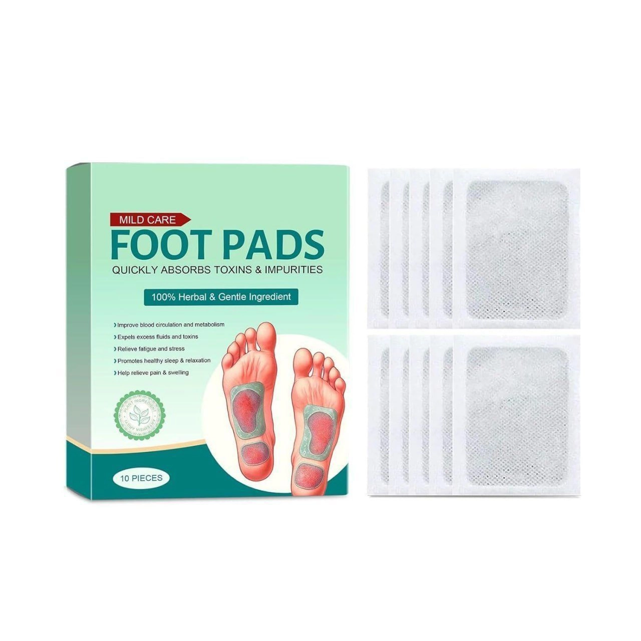 Foot pad | FOOT PAD | Men & Women Natural Cleansing 10 Pcs Organic Weight Loss Detox 5