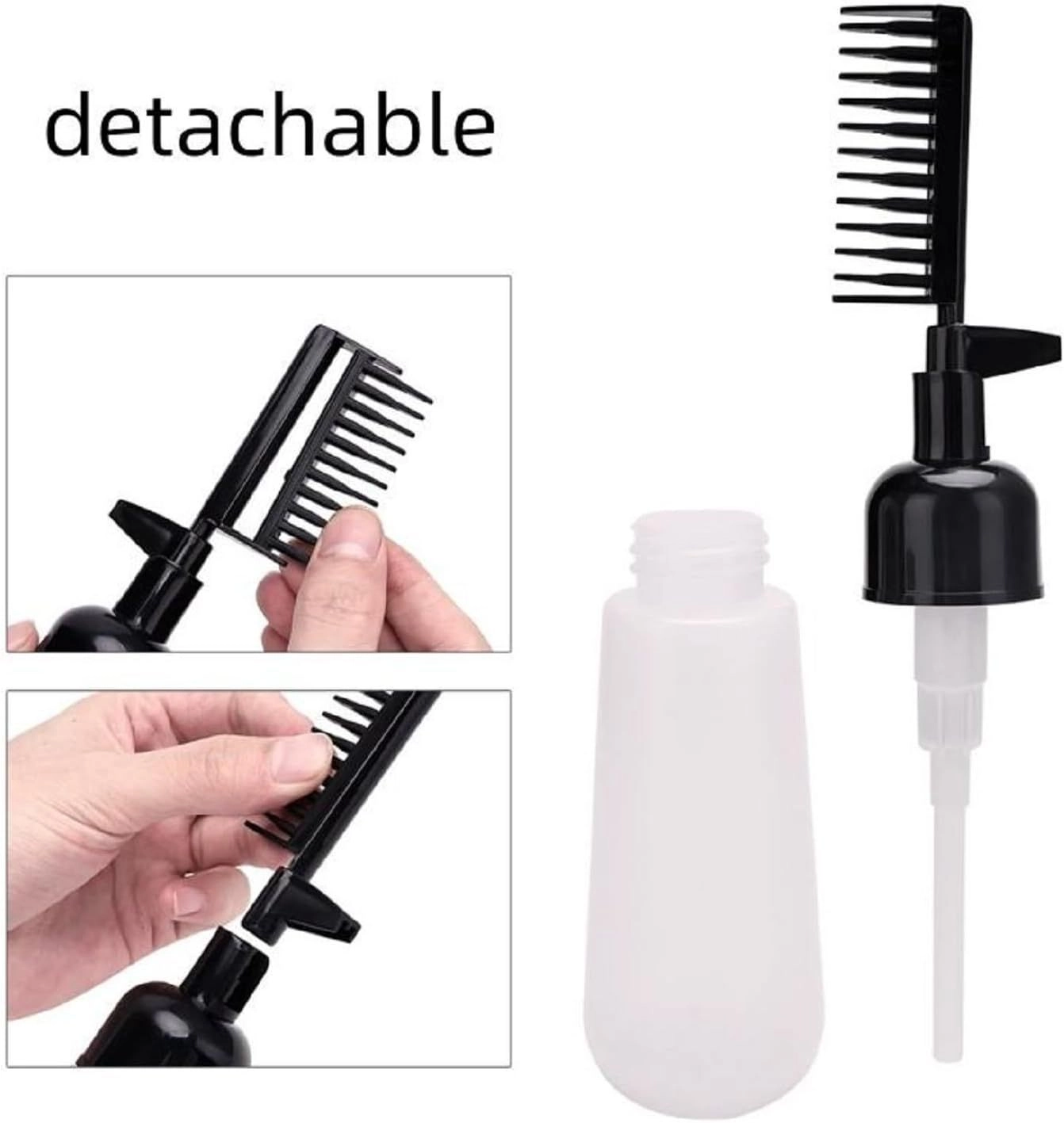 Root Comb Hair Dye Applicator Bottle | 2 in 2