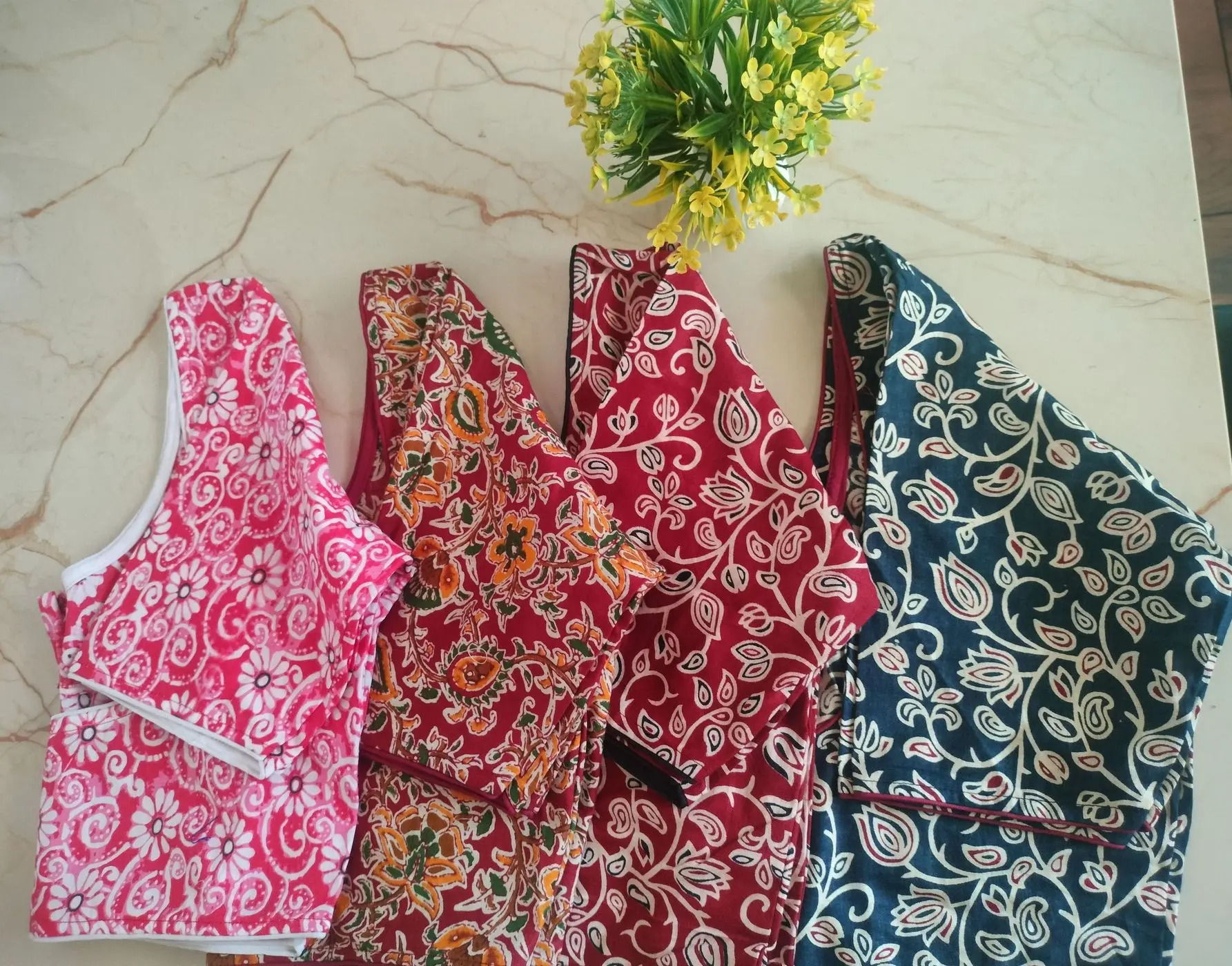 Kalamkari Cotton Blouse 1