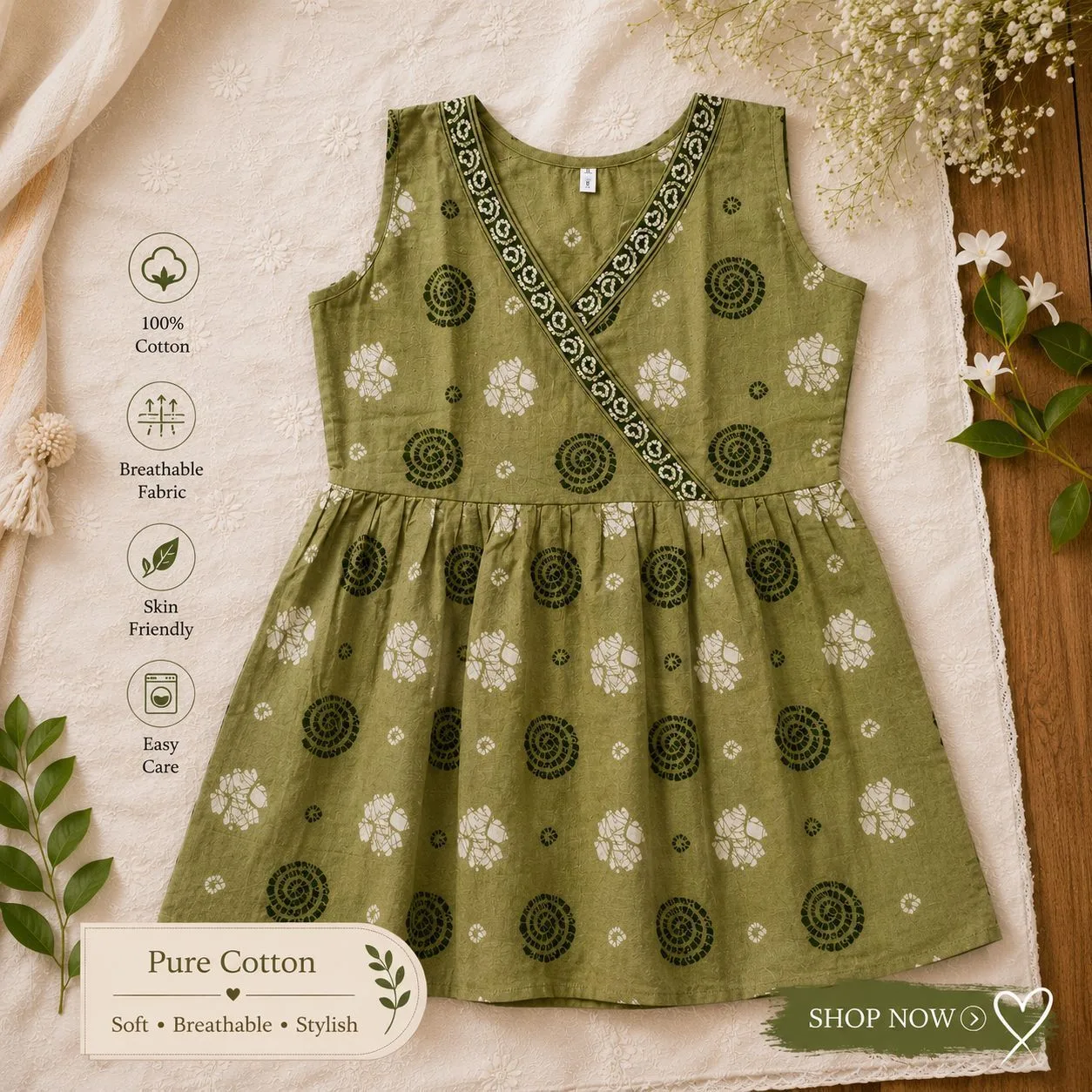 Sage Green Sleeveless top 1