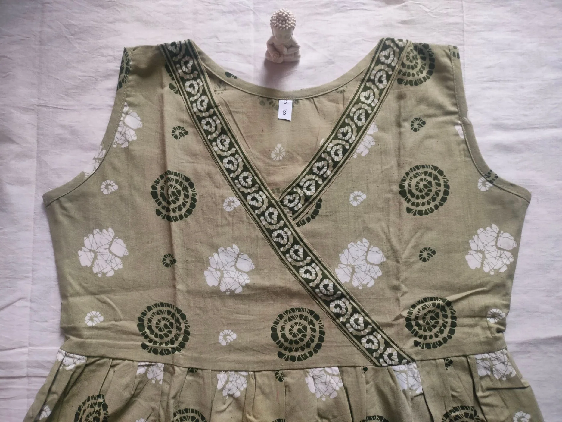 Sage Green Sleeveless top 2