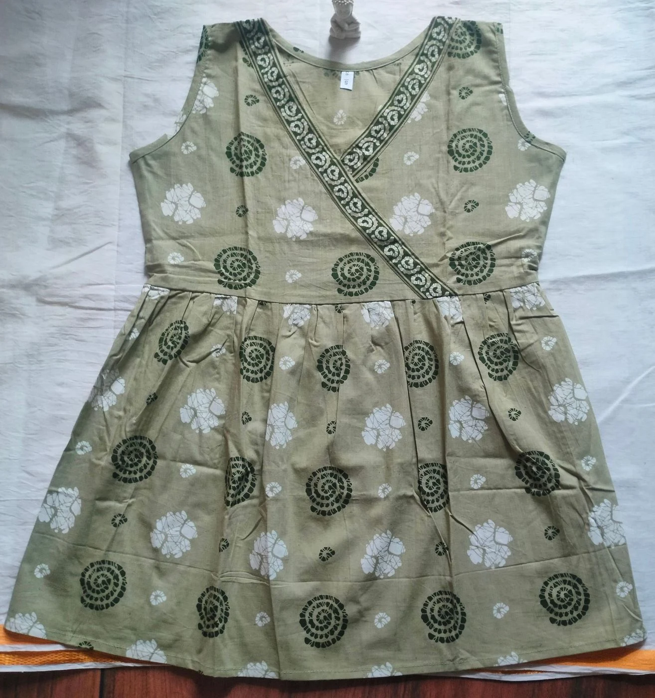 Sage Green Sleeveless top 3
