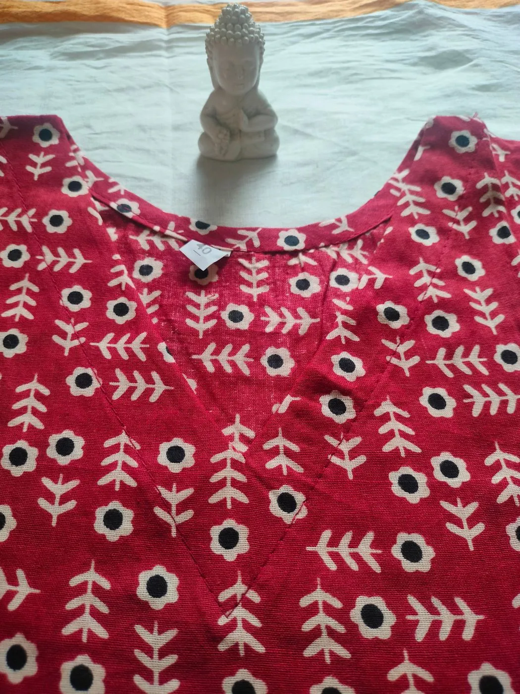 Mini floral print short top