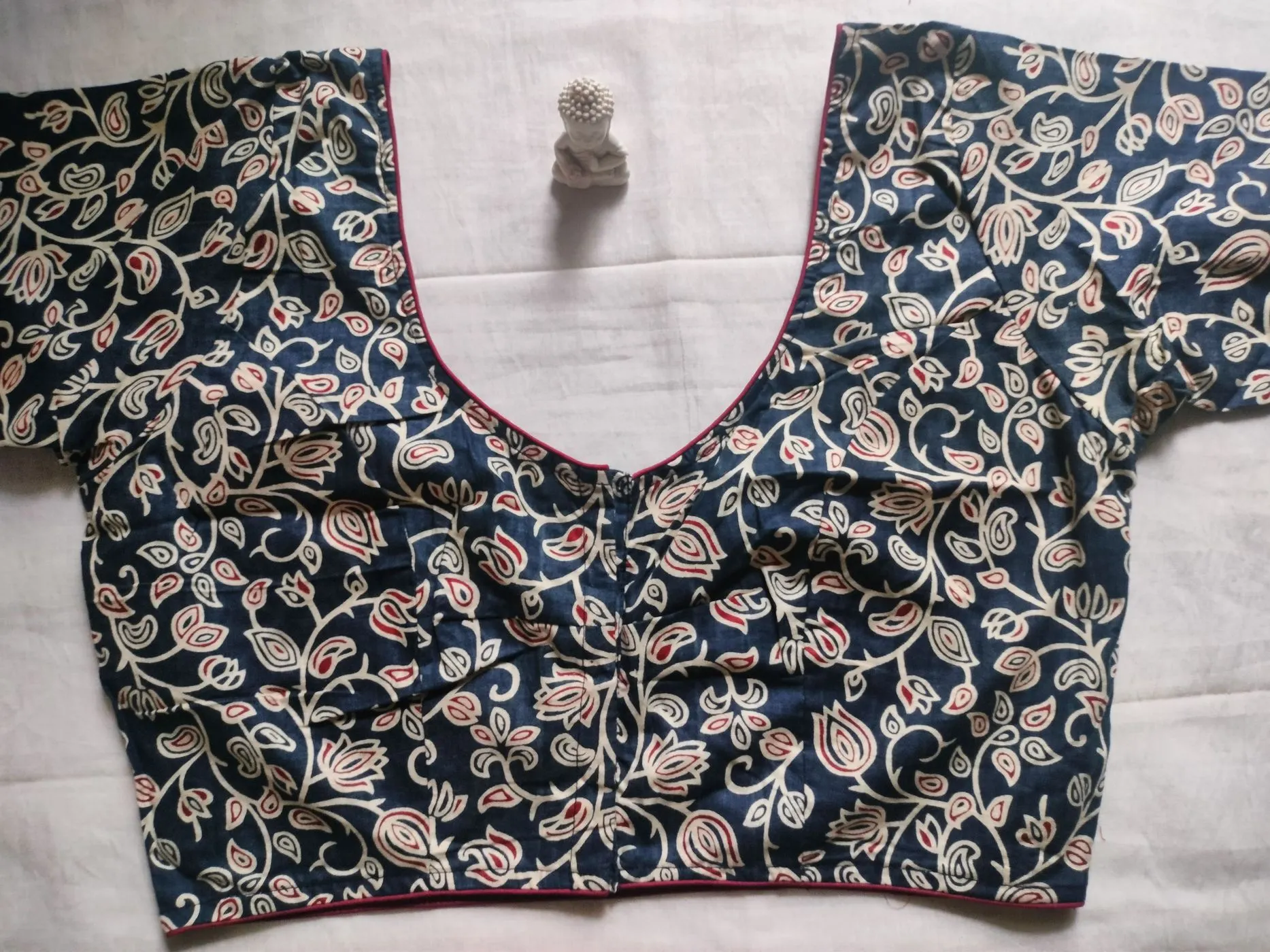 Kalamkari Cotton Blouse 9