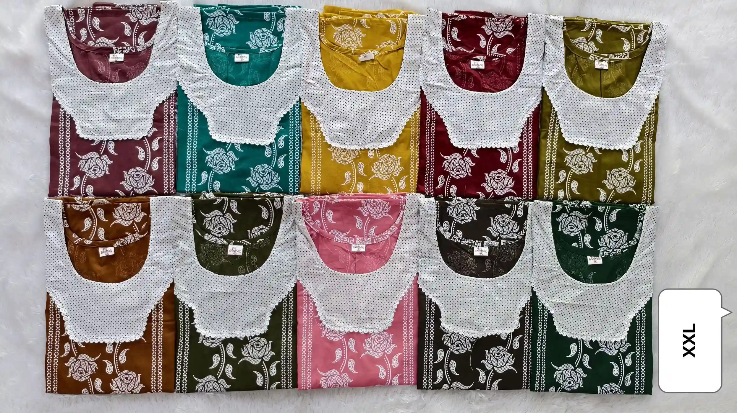 Pure Cotton A line Nighties