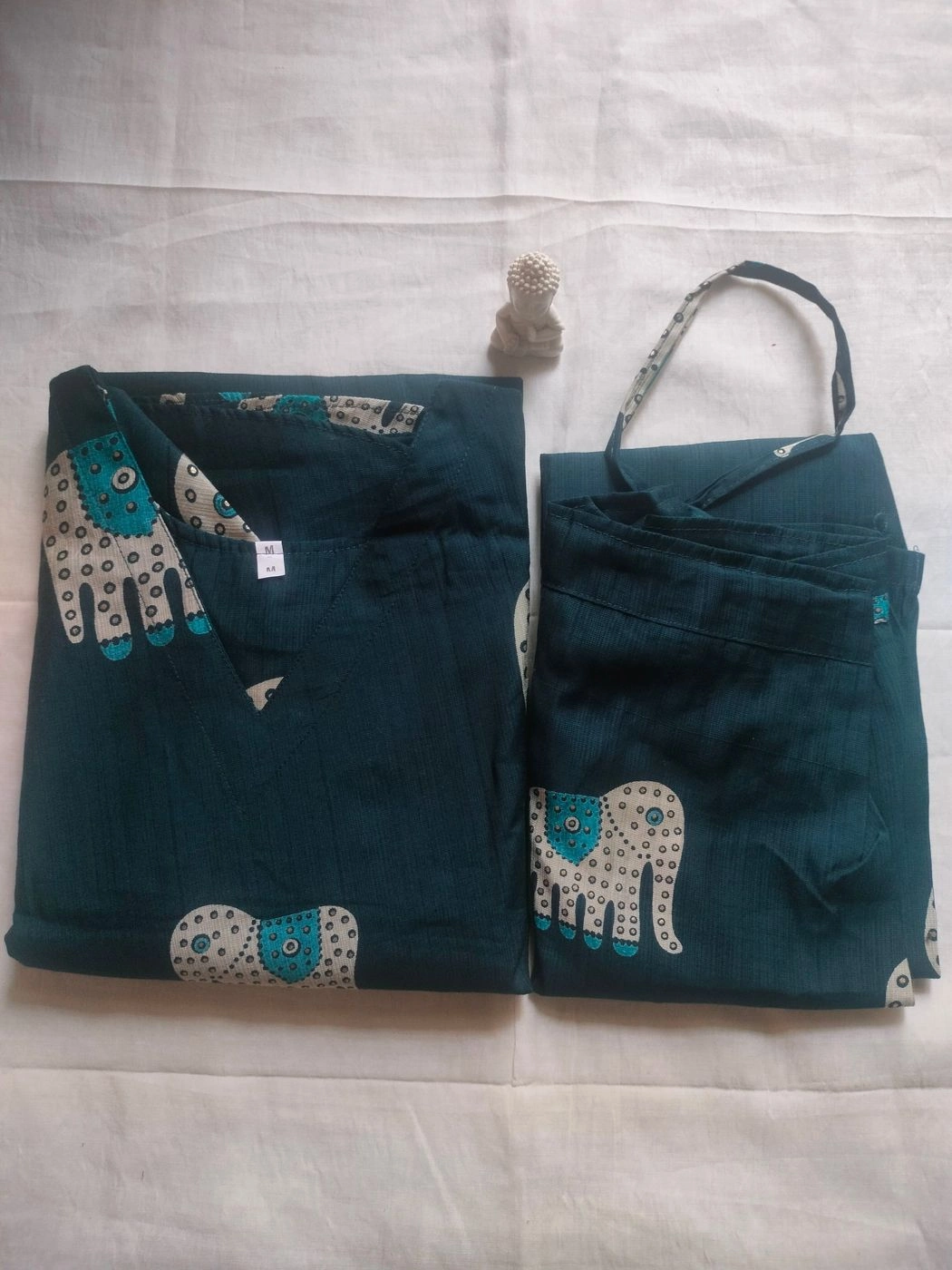 Elephant print vertican co-ord set 1