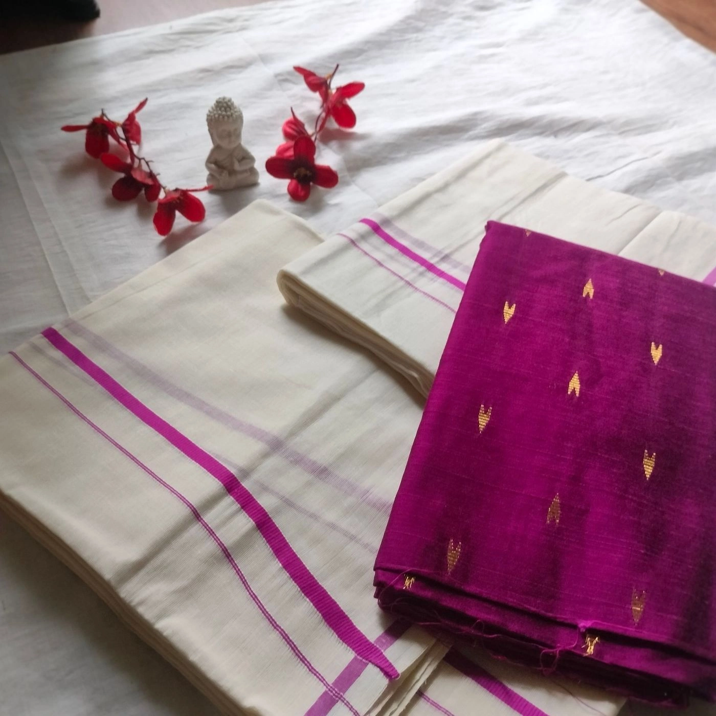 🌿 Kuthampally Puliyilakkara Set Mundu 🌿 1