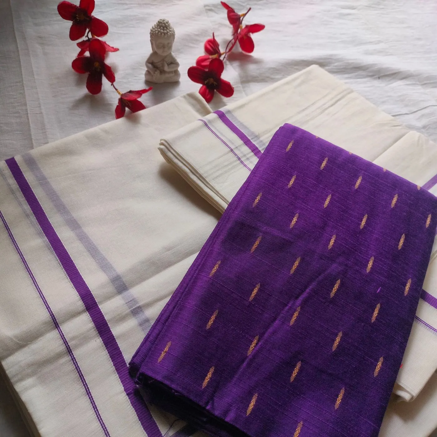 🌿 Kuthampally Puliyilakkara Set Mundu 🌿 1