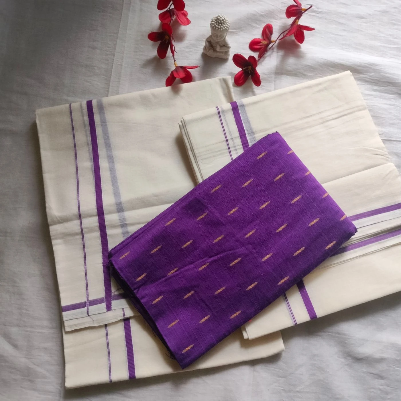 🌿 Kuthampally Puliyilakkara Set Mundu 🌿 2