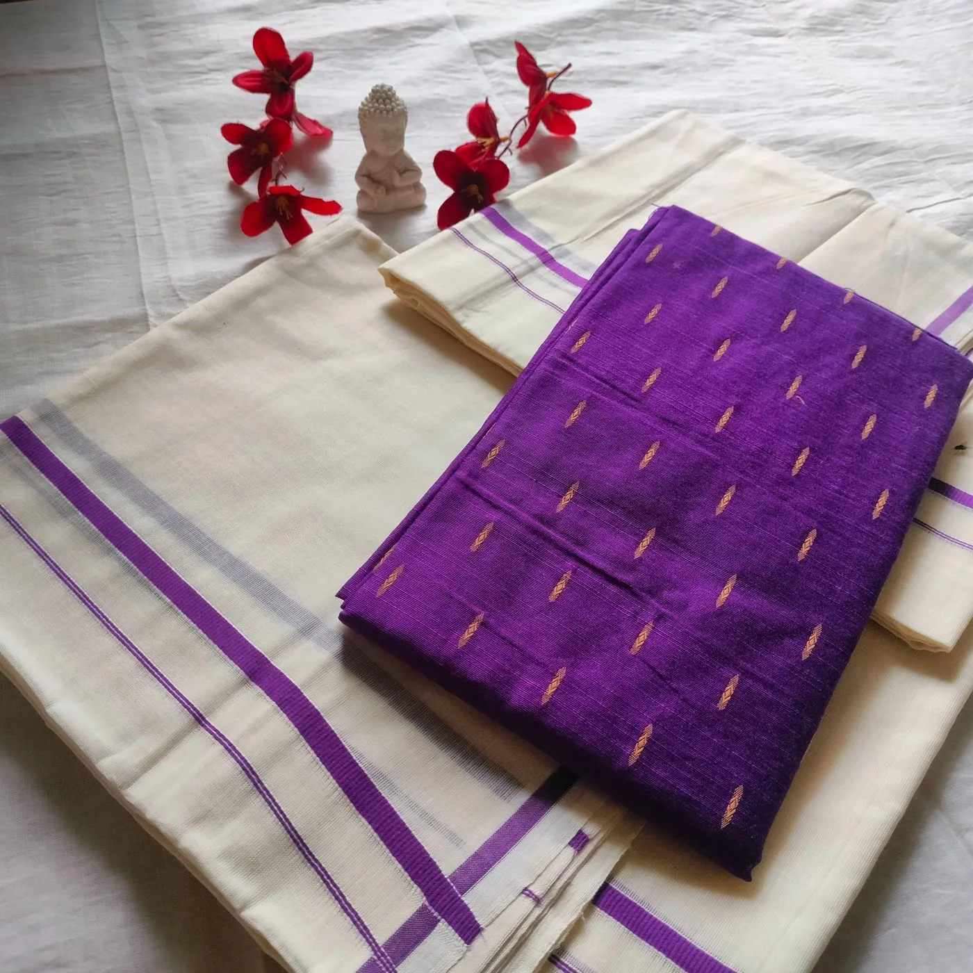 🌿 Kuthampally Puliyilakkara Set Mundu 🌿 3