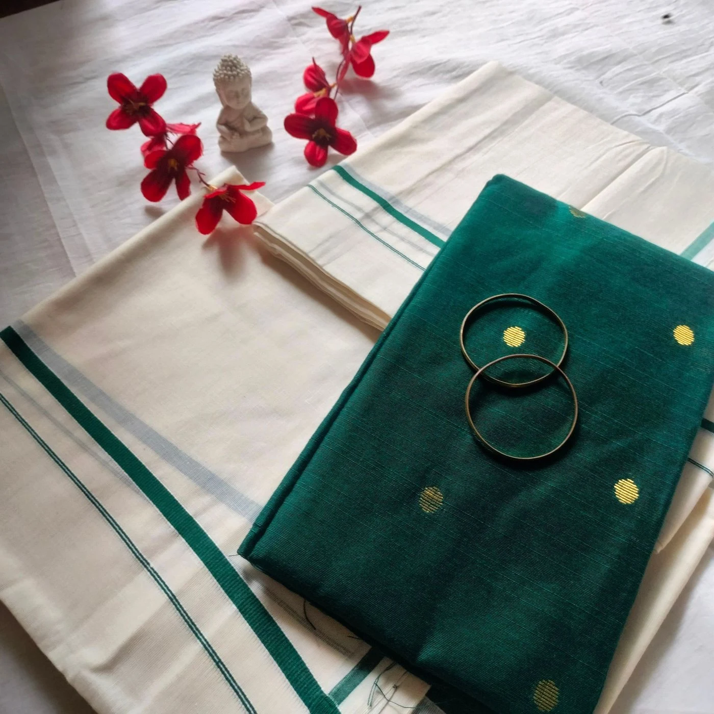 🌿 Kuthampally Puliyilakkara Set Mundu 🌿 2
