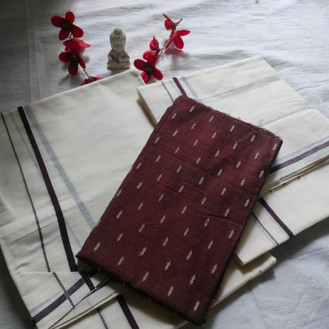 🌿 Kuthampally Puliyilakkara Set Mundu 🌿 1