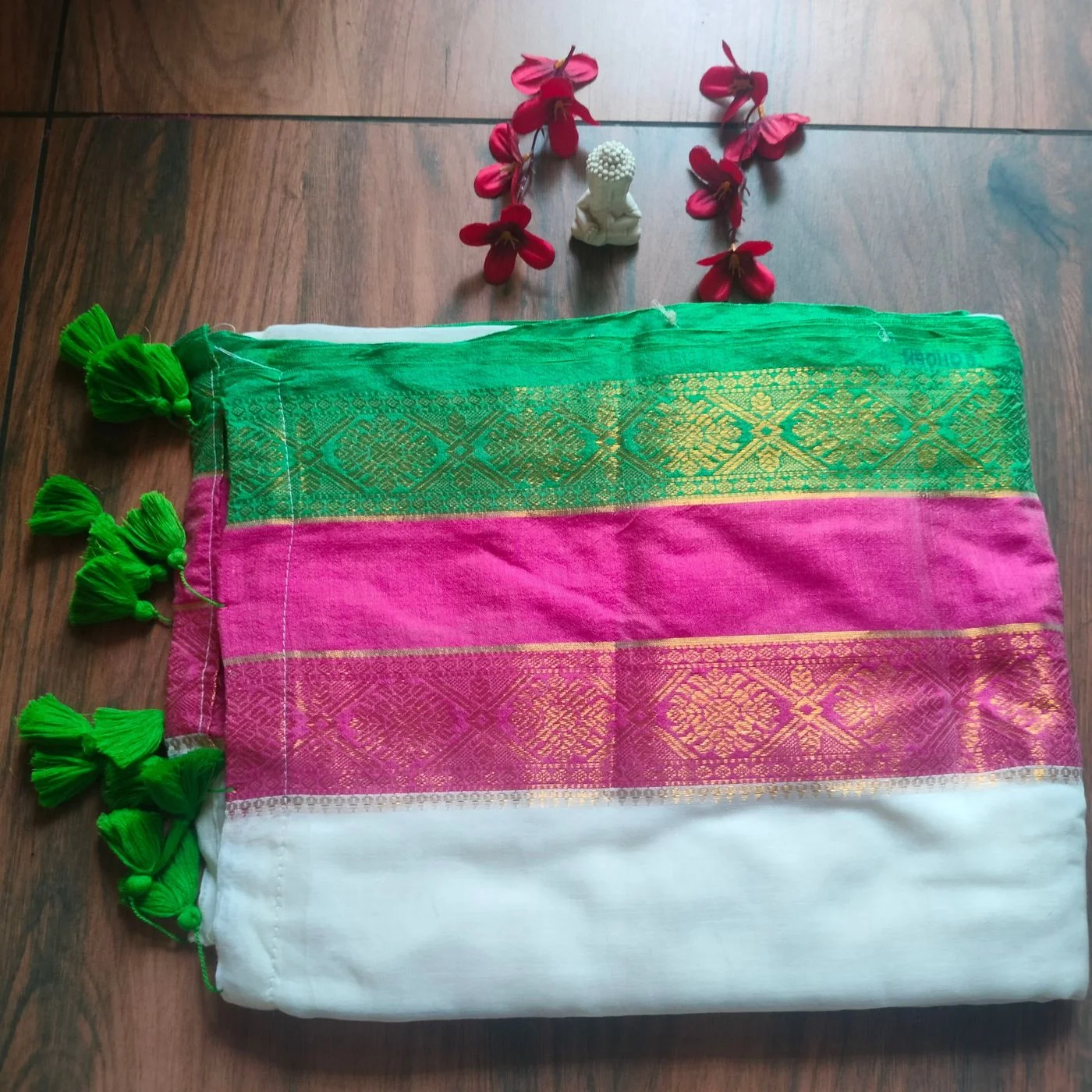 Mul Cotton Saree with running blouse 1