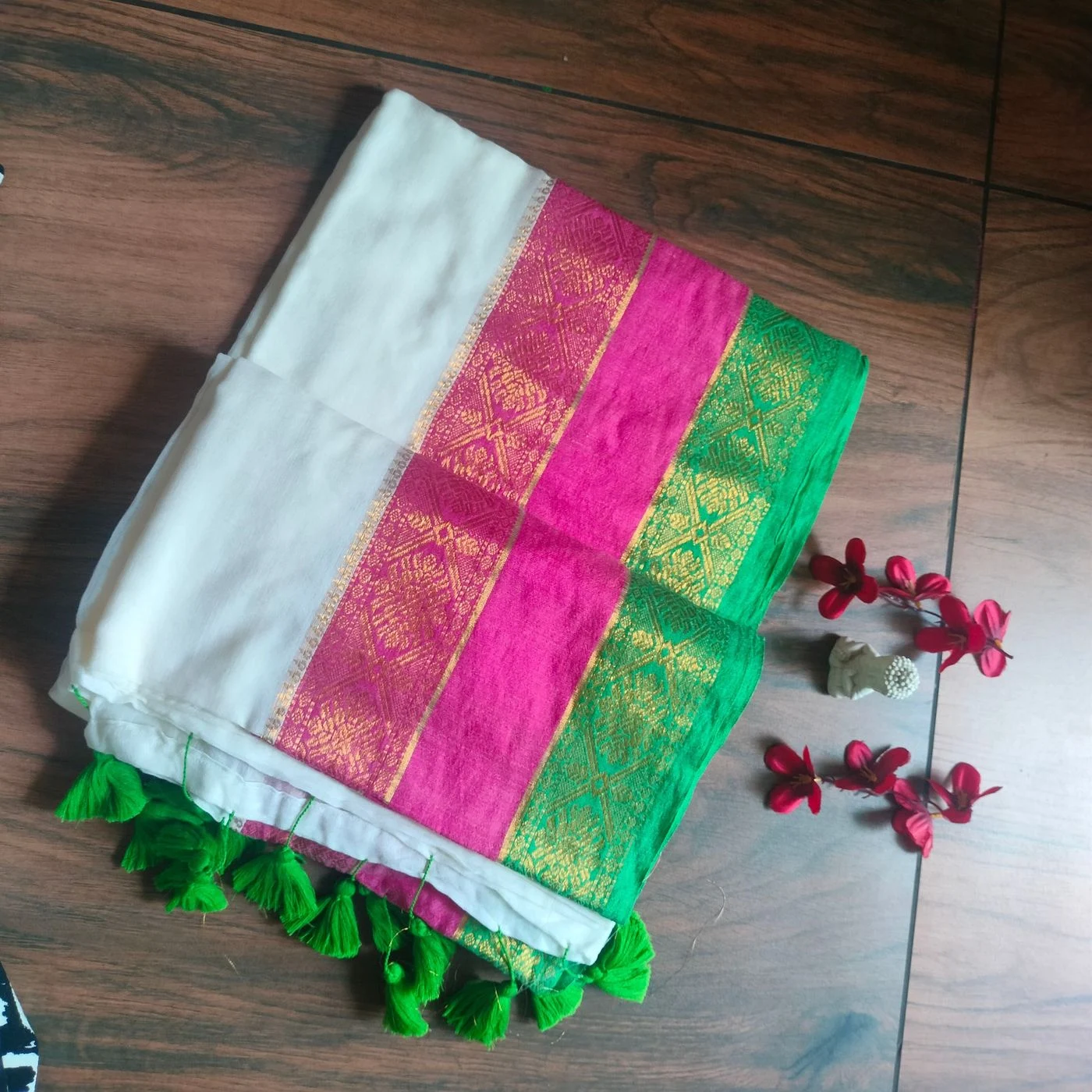 Mul Cotton Saree with running blouse 2