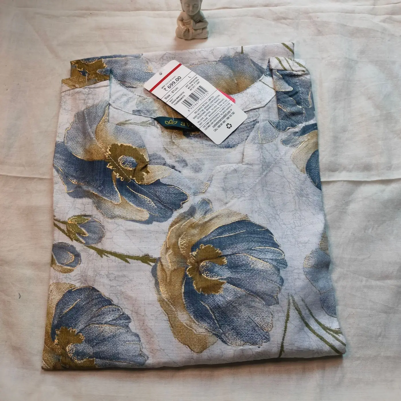 Avaasa Vertican flower print Kurti 2