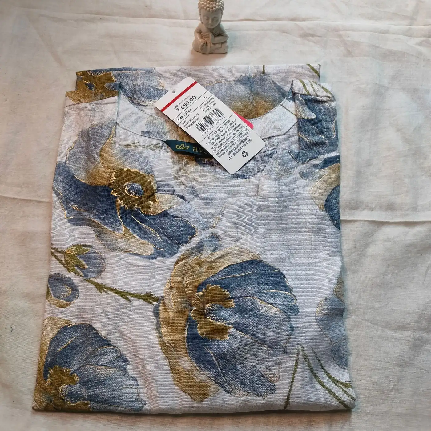 Avaasa Vertican flower print Kurti 3