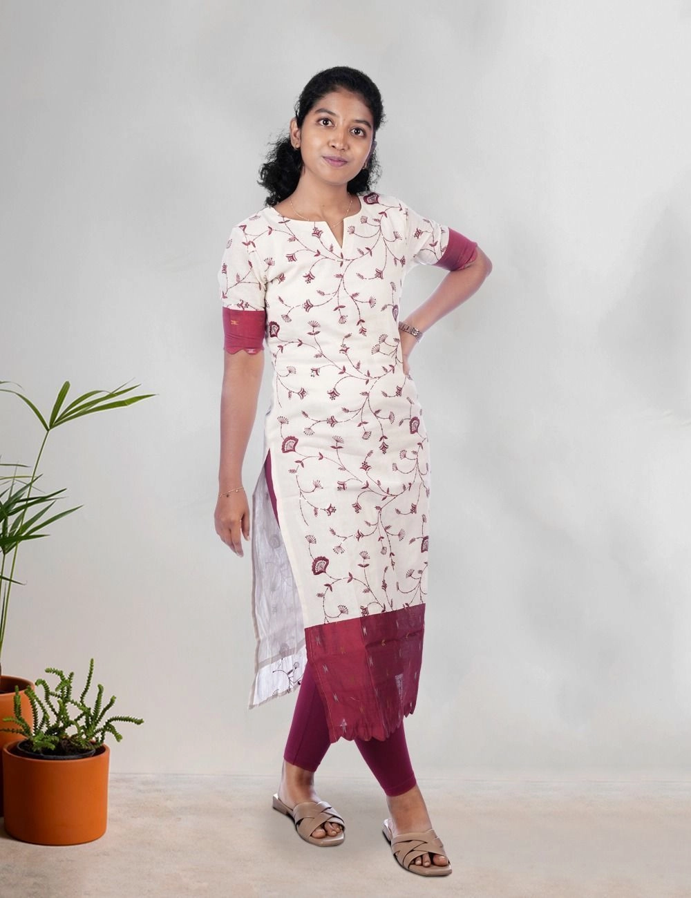 Full sequence & embroidery Kurti