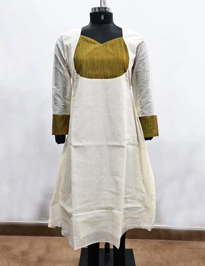 Pure Khadi Cotton A Line Kurti