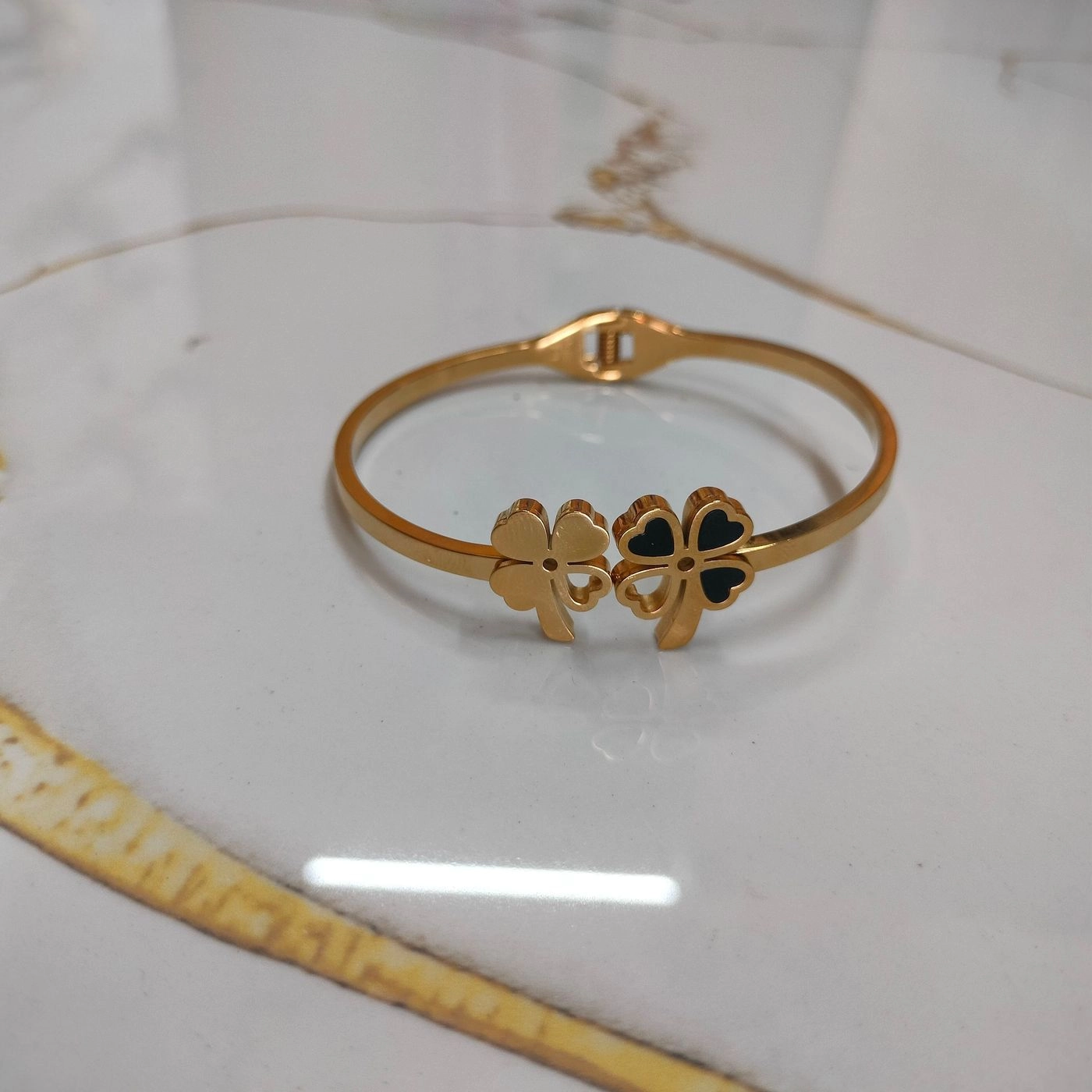 Elegant Flower anti Tarnish kada 2