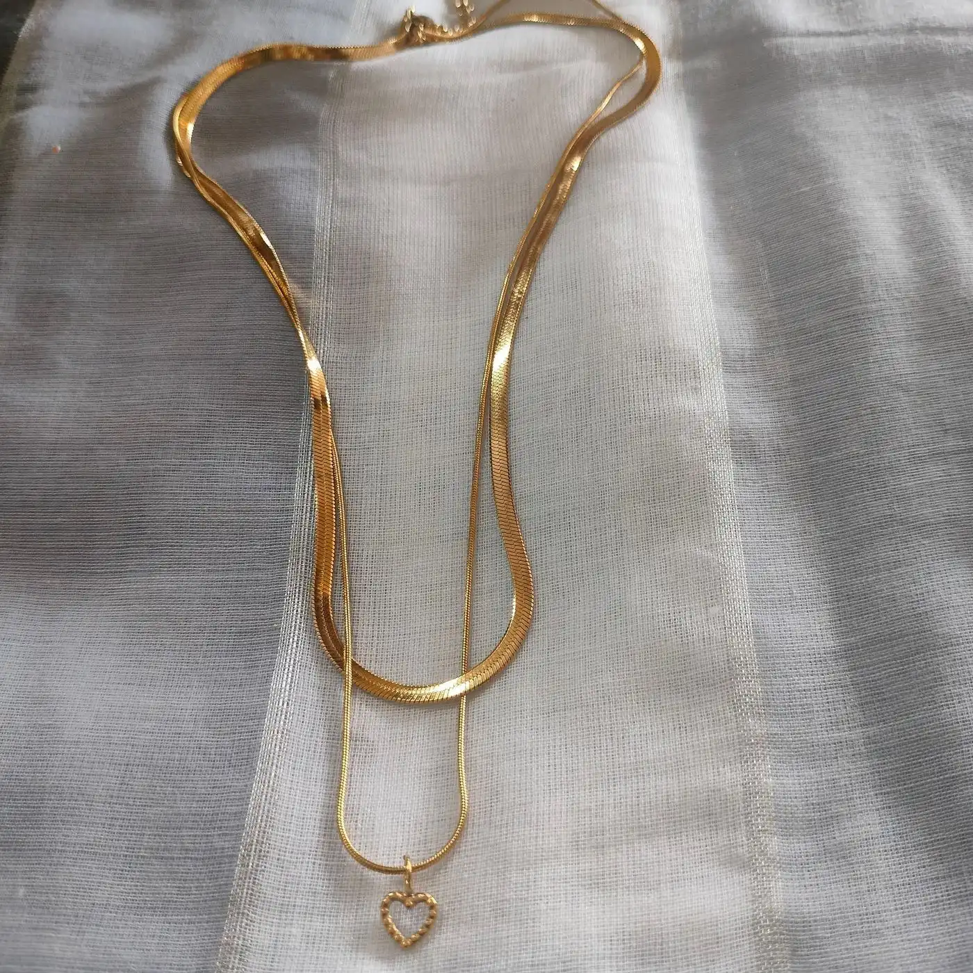 Double layered Anti Tarnish Chain 1