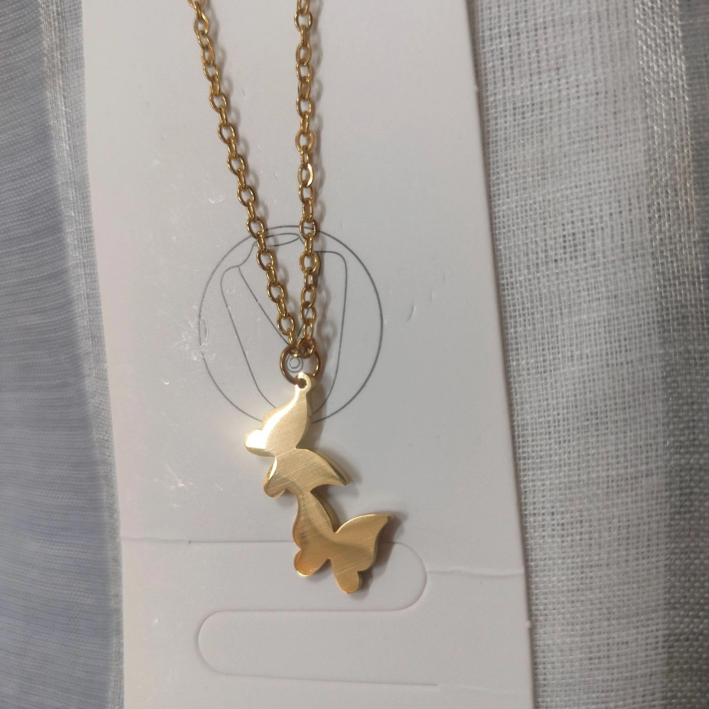 Anti Tarnish Chain with butterfly 2