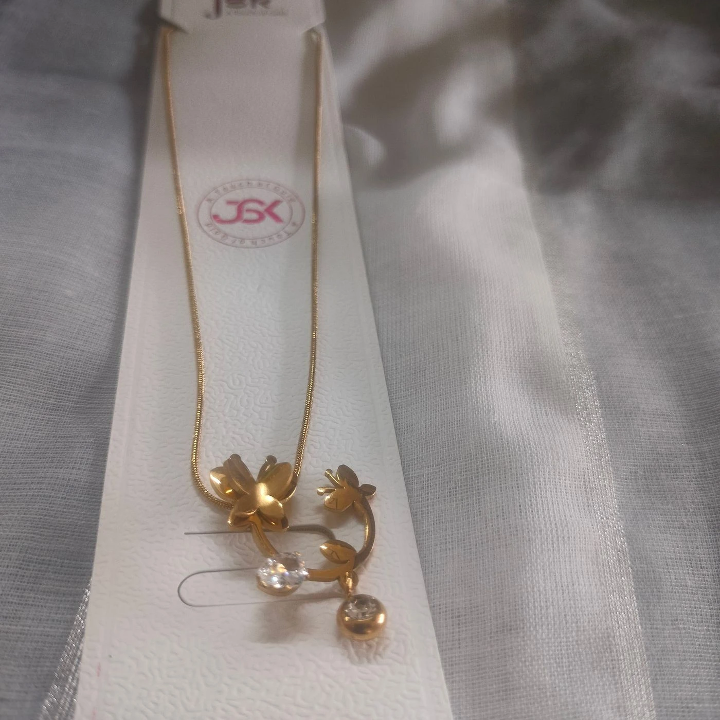 Anti Tarnish Chain with cute pendant 1
