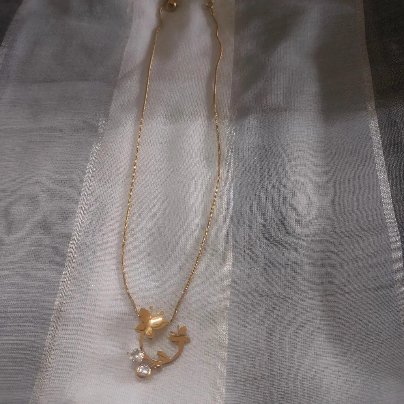 Anti Tarnish Chain with cute pendant 4