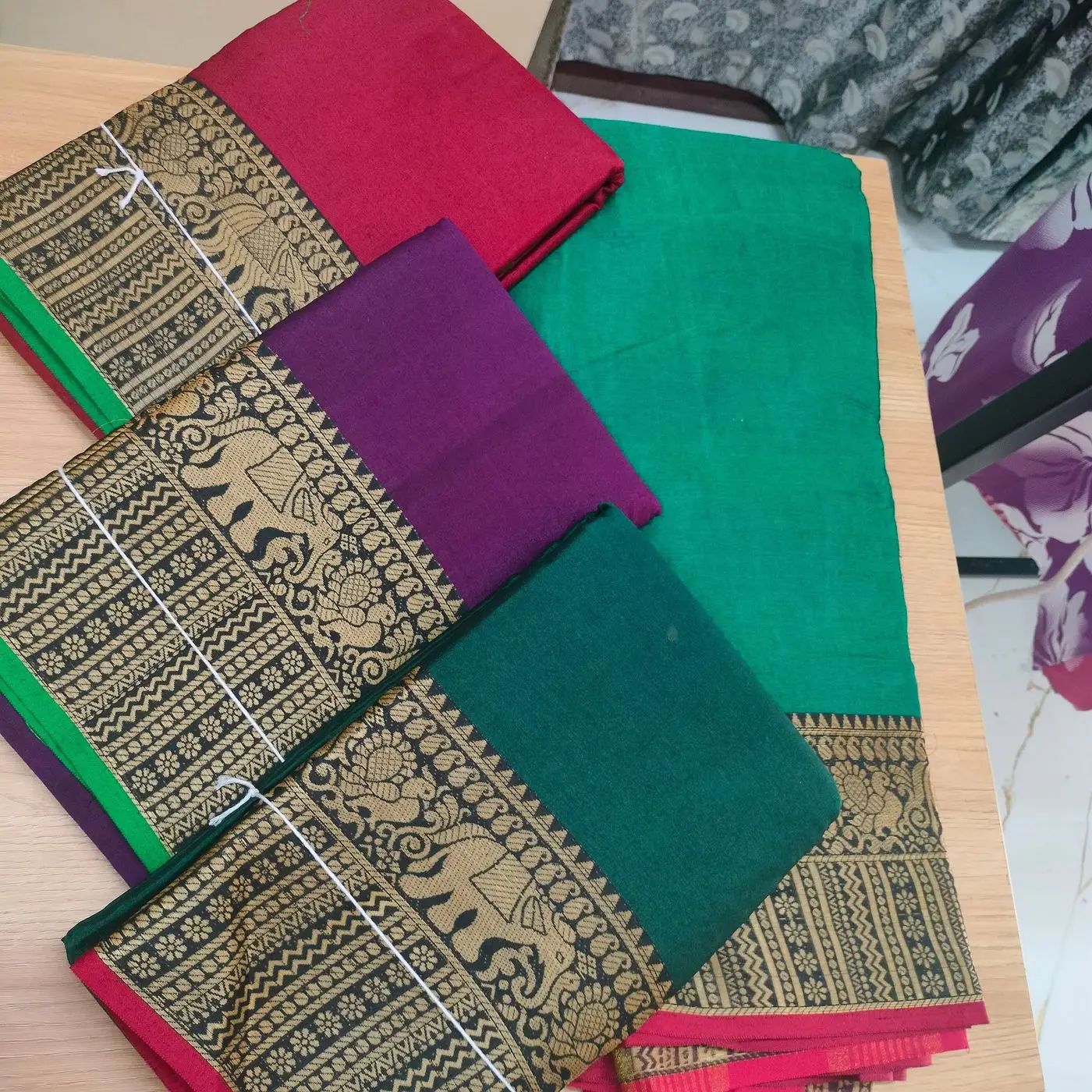 Narayanapet Cotton Saree with blouse 3