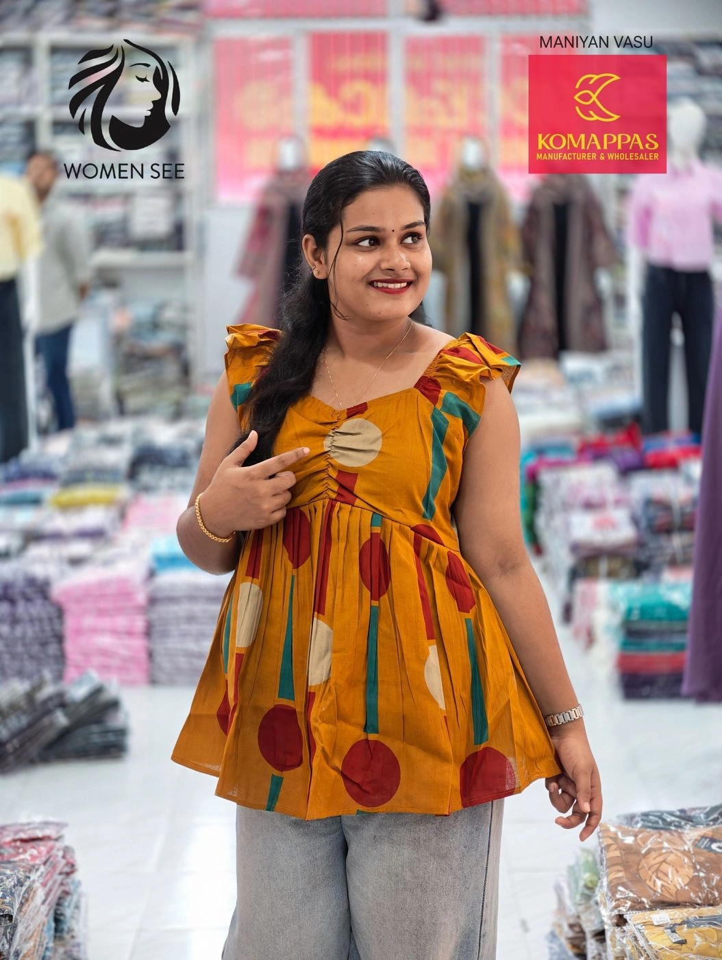 Pure Kadhi Cotton Crop top 1