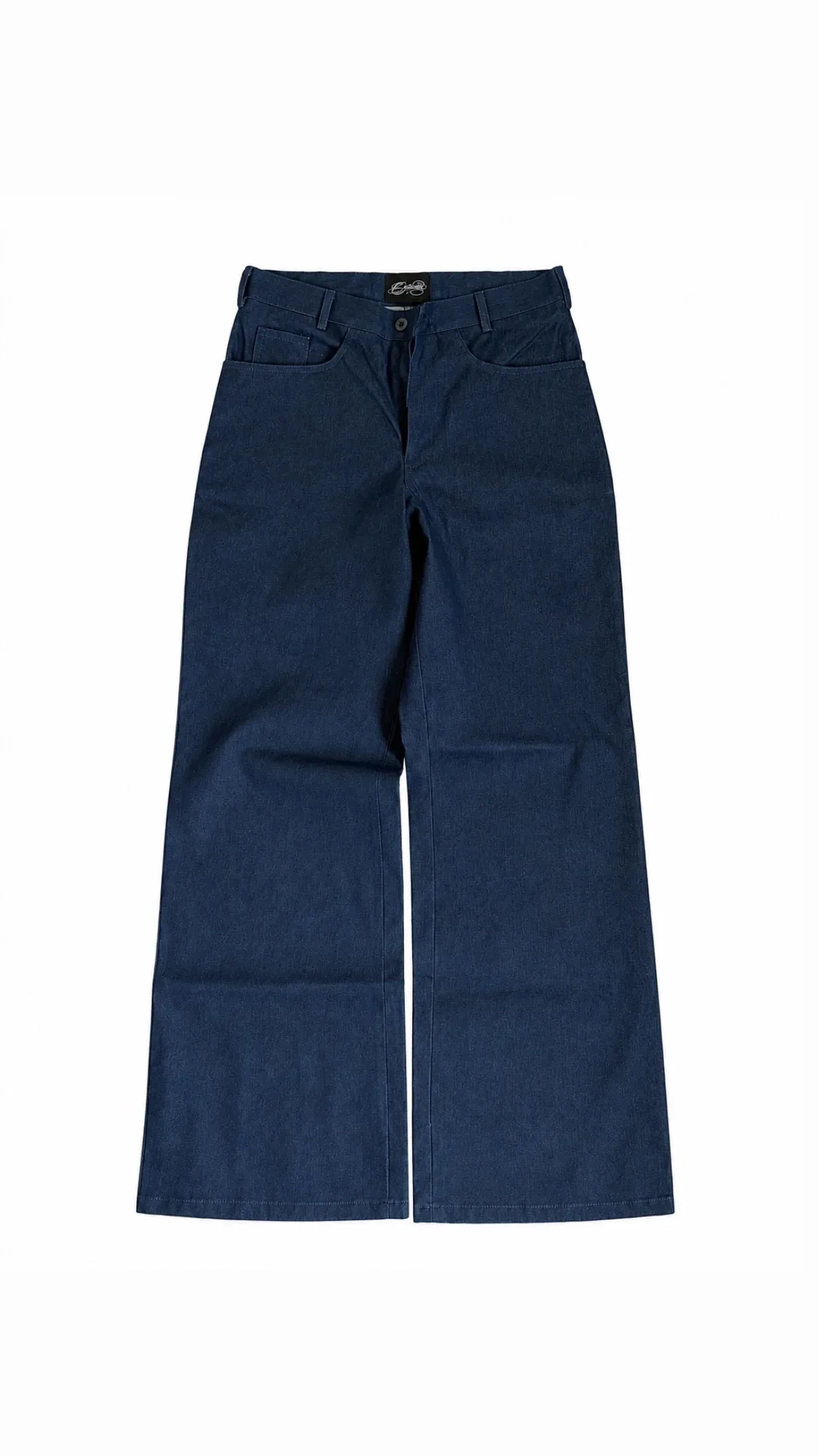 Royal blue raw denim