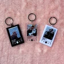 Costmize Spotify Code Poloroid Keychain