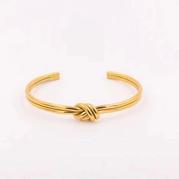 Adjustable Knot Cuff Bracelet
